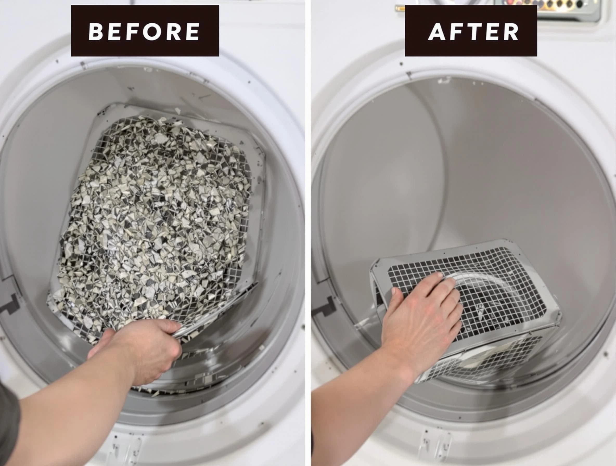 Professional lint trap cleaning by Hingham Dryer Vent Cleaning in Hingham