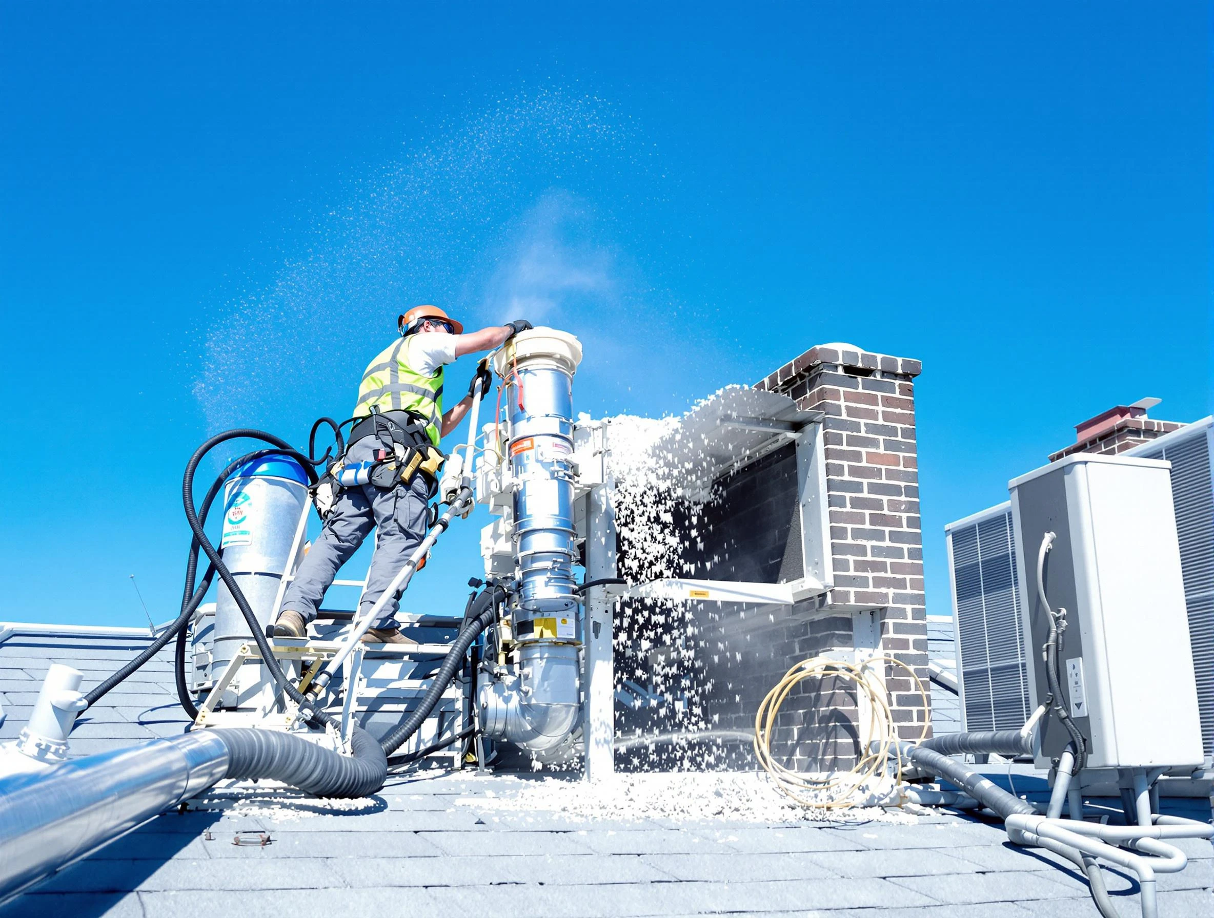 Expert roof dryer vent cleaning by Hingham Dryer Vent Cleaning in Hingham