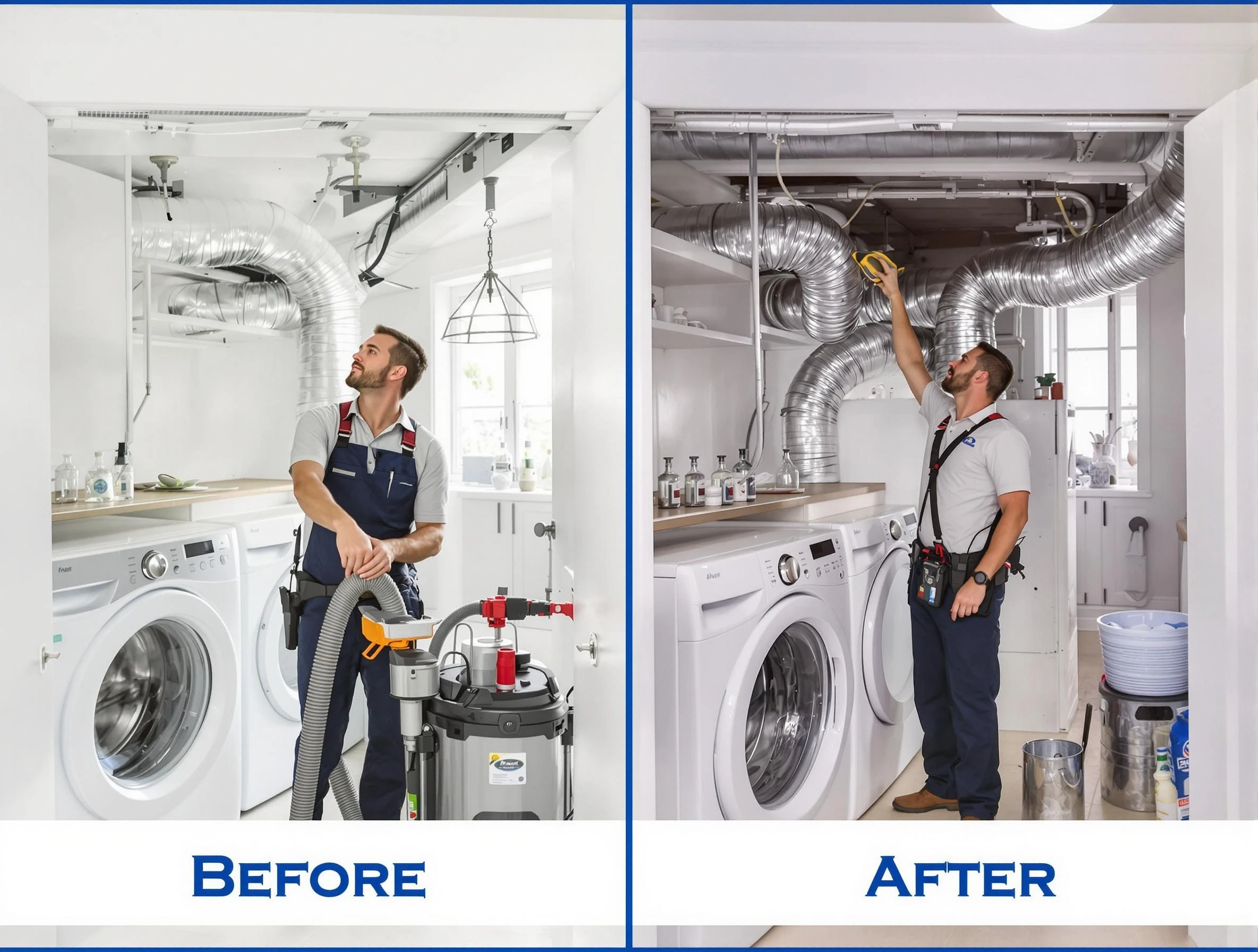 Expert gas dryer vent cleaning by Hingham Dryer Vent Cleaning in Hingham